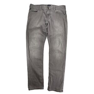 Armani Jeans AJ J06 Mens Slim Fit Stretch Denim Jeans 32x29 Gray Grey‎ Italy